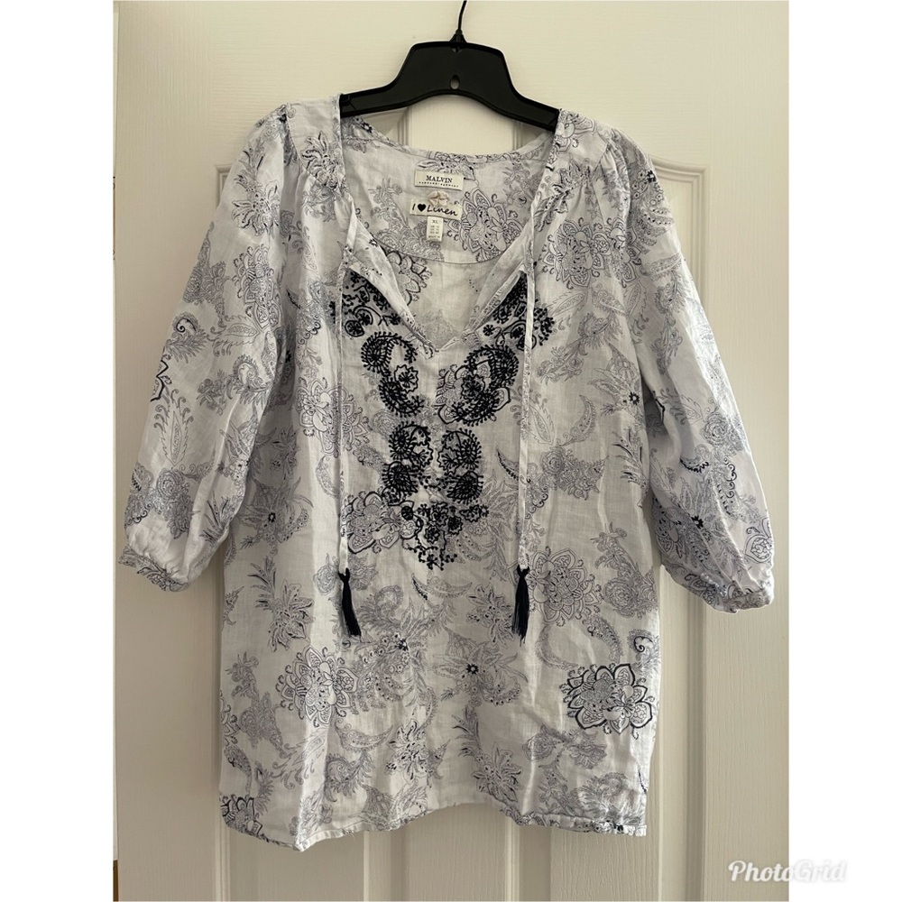 Malvin Linen Blouse